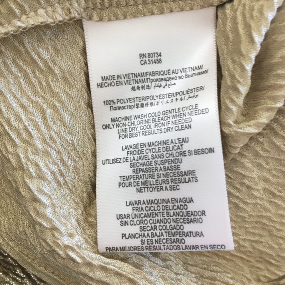 Bcbgeneration Gold Subtle Silver Textured Scoop N… - image 3